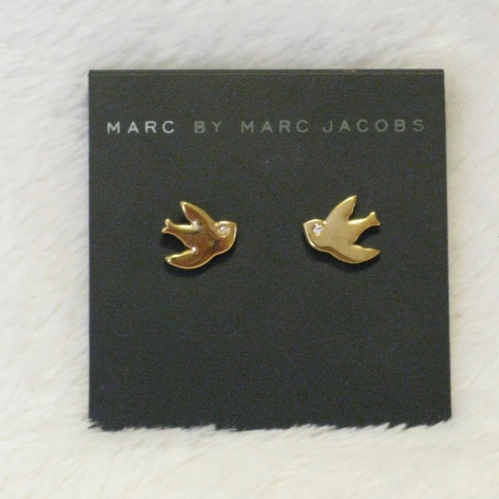 Marc by Marc Jacobs Oro Gold Sparrow Birds Classic Rare NWT